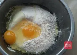 Illustration of how to make chive pancakes 1