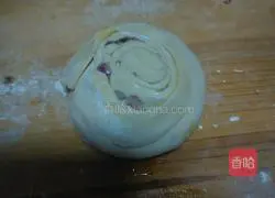 Illustration of how to make onion dough cakes 8