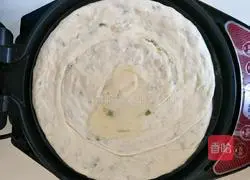 Illustration of how to make scallion pancakes 12