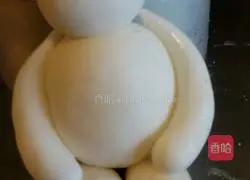 Illustration of fondant kneading (dabai) 7