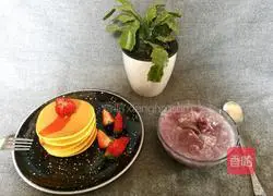 Illustration of how to make corn milk waffles 11