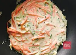 Recipe for carrot and cucumber pancakes Illustration 4