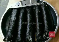 Illustration of how to make sushi 2