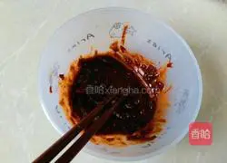 Illustration of making sauce pancake 19