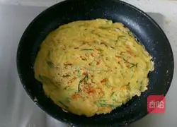Cornmeal Cucumber Illustration of how to make silken egg pancakes 6