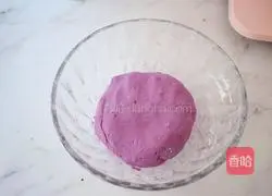 Milk-flavored purple potato cake Illustration of how to do it 9