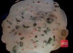 Illustration of how to make green onion egg pancake 5