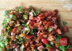 Illustration of how to make colorful pepper and sesame cakes 3