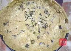 Illustration of how to make nutritious breakfast egg pancakes 5