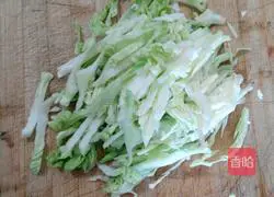 Cabbage Illustration of how to make fried pancakes 2