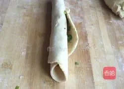 Illustration of home-style scallion pancakes 4