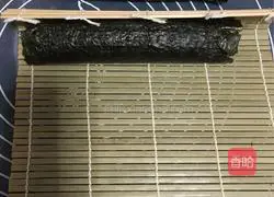 Illustration of how to make sushi 5