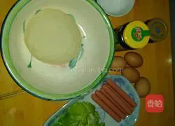 Illustration of how to make egg-filled pancakes 2