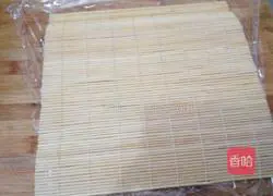 Illustration of how to make sushi rolls 5