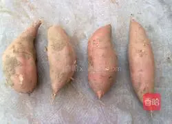 Sweet potato Illustration of how to make cakes 1