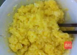 Illustration of how to make egg rice cakes 1