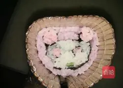 Fancy Illustration of how to make panda sushi 17