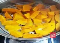 Illustration of how to make pumpkin cake 1