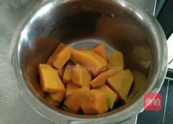 Pumpkin bean paste pie recipe 1