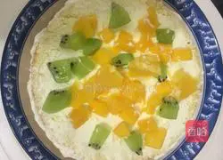 Illustration of how to make fruit cream cake 8