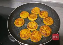 Wooty persimmon Illustration of how to make cakes 8