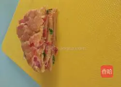 Illustration of how to make tomato egg pancake 4