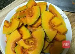 Illustration of how to make glutinous rice pumpkin cake 2