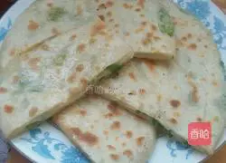 Scallion pancake.Illustration of how to make it 8