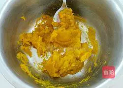 Illustration of how to make yeast pumpkin cake 2