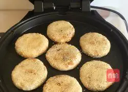 Illustration of how to make sesame pancakes 16
