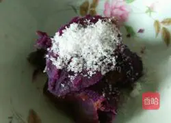 Purple potato cake recipe 2