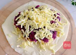 Purple potato cheese cake recipe 4