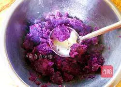 Purple Sweet Potato Glutinous Rice Cookies (Oven Version) Recipe Illustration 4