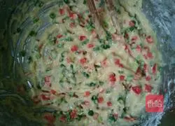 Illustration of how to make chive egg pancake 3