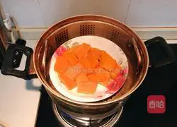 Illustration of how to make pumpkin cake 2 