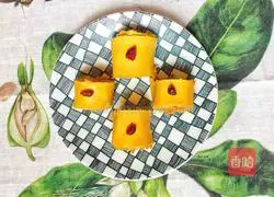 Chinese sushi millet walnut sushi roll recipe illustration 7