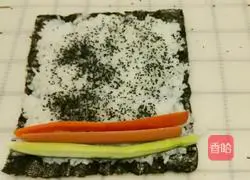 Illustration of how to make instant sushi 5