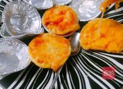 Lazy version of sweet potato cheese tart recipe 10