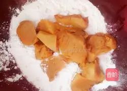 Illustration of how to make pumpkin cake (hot noodles) 2