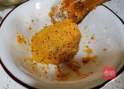 Illustration of how to make sweet potato and sesame cakes 5