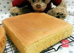 No cracking or collapse~~~Coarse grain cornmeal chiffon cake recipe 13