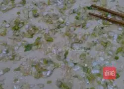 Scallion pancake Illustration of how to do it 6