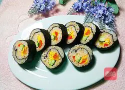 Japanese sushi recipe illustration 11