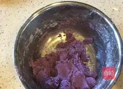 Illustration of how to make purple sweet potato and sesame cake 8