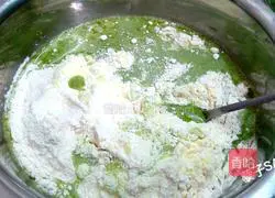 Illustration of how to make olive egg cake 11