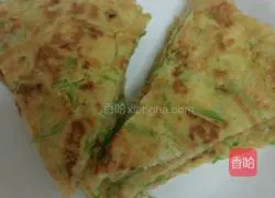 Zucchini egg pancake recipe 4