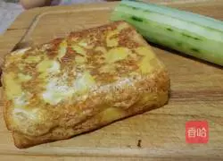 Illustration of making western toast 11