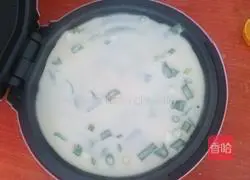 Illustration of how to make green onion cake 2