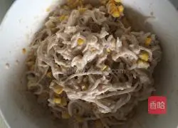 Corn and radish shredded cake recipe 3