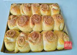 Illustration of how to bake sesame pancakes 11